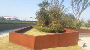利津耐候钢挡土墙